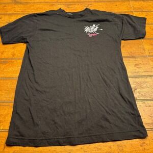 Espolon Tequila Skeleton Chicken Graphic T Shirt Black Medium